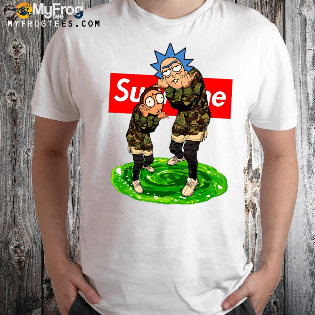 Supreme rick and morty shirt hoodie sweater long sleeve and tank top