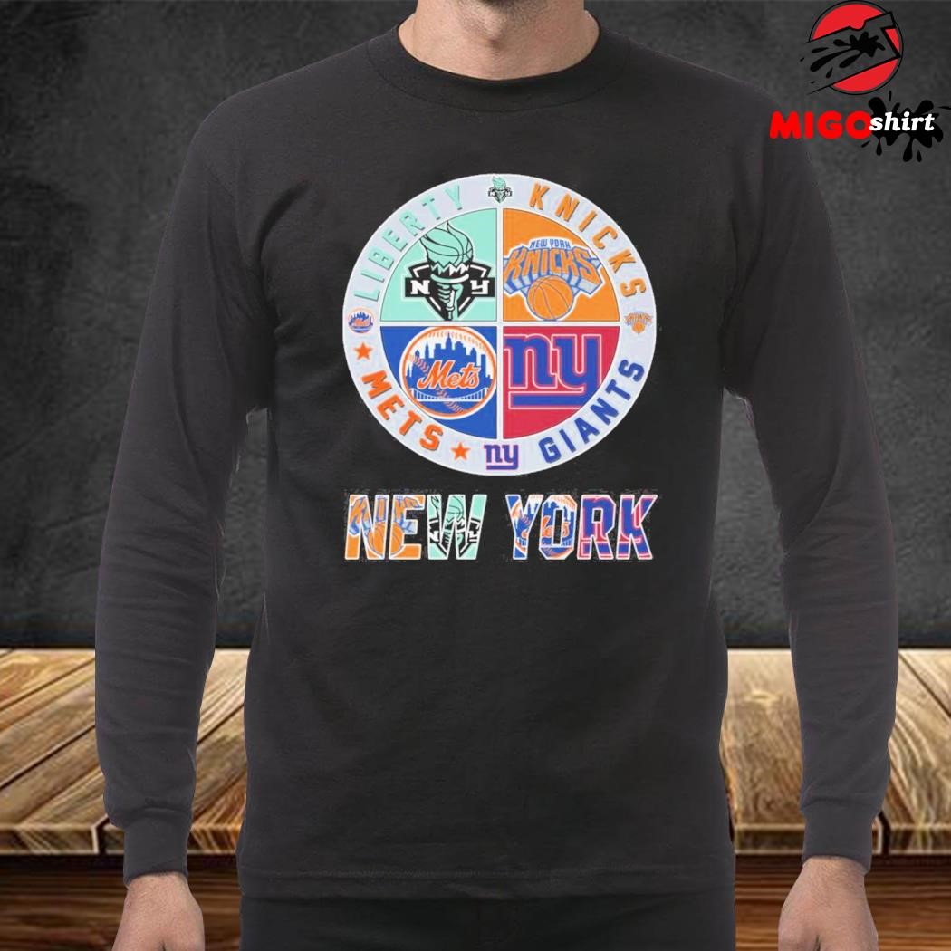 New York Giants NY Mets NY Knicks NY Liberty Proud City T Shirt hoodie sweater long sleeve and tank top