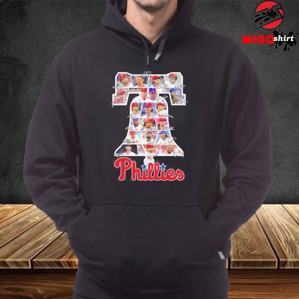 Philadelphia Phillies The Big Logo With The Best 2024 Line Up Players T- Shirt, hoodie, sweater, long sleeve and tank top