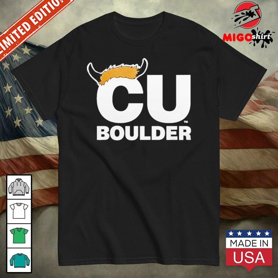 Official 2024 Colorado Buffaloes “CU Boulder” T-shirt