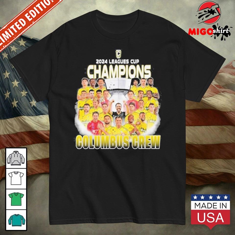 Official 2024 Leagues Cup Champions Columbus Crew Shirt