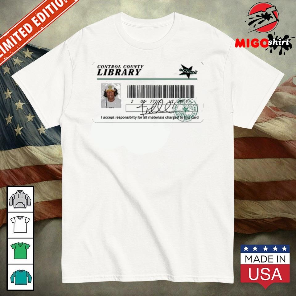 Official Control Library Card Shirt