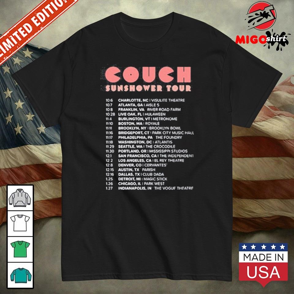 Official Couch Sunshower Tour T-Shirt