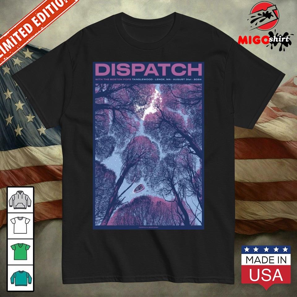 Official Dispatch Lenox MA 8 31 24 Event Poster shirt