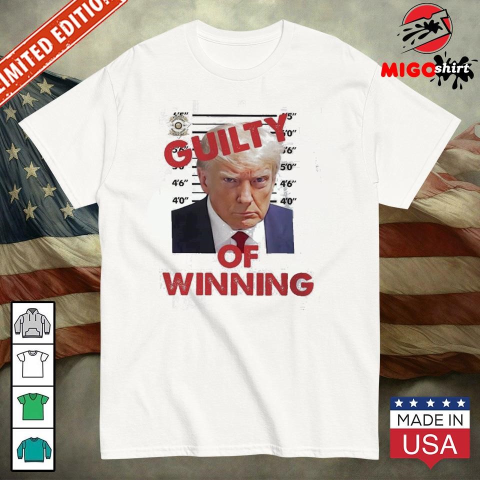 Official Donald Trump Guitly Of Winning For President Of American 2024 Unisex T-Shirt