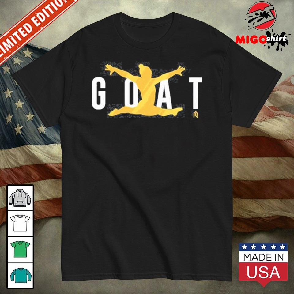 Official Gold gymnastics goat shirt