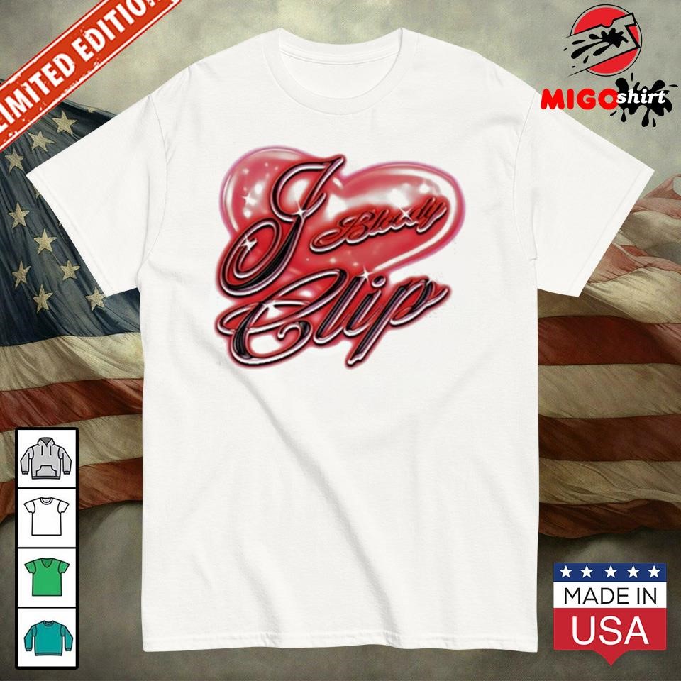 Official I Love Bloody Clip Airbrush Shirt