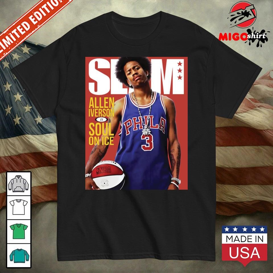 Official Jason Kelce Slam Allen Iverson Is Soul On Ice Shirt