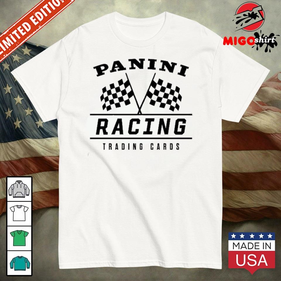 Official Joey Logano Wearing Panini Racing Trading Cards Shirt