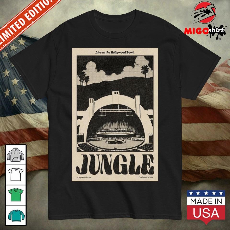 Official Jungle Tour Los Angeles CA, Hollywood Bowl Sept 27, 2024 shirt