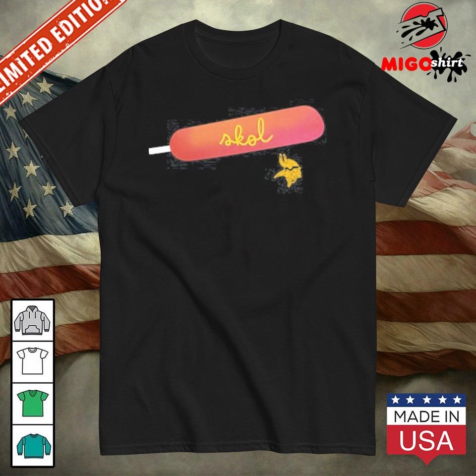 Official Minnesota Vikings Skol Hotdog shirt