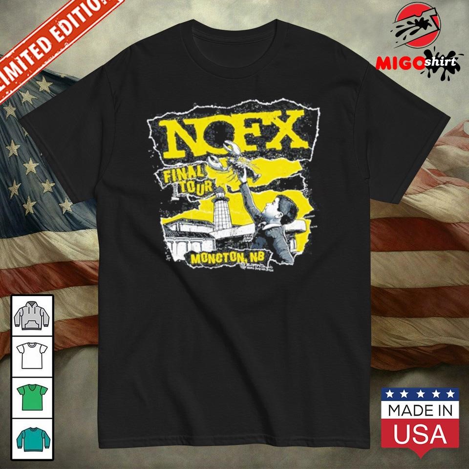 Official NOFX Molson Canadian Centre, Moncton, NB Aug 28-29, 2024 T-Shirt