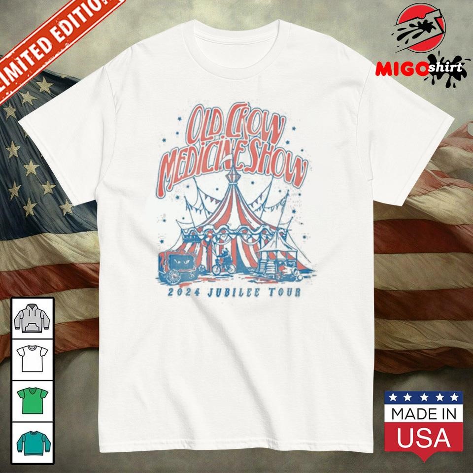 Official Old Crow Medicine Show 2024 Jubilee Tour T-Shirt