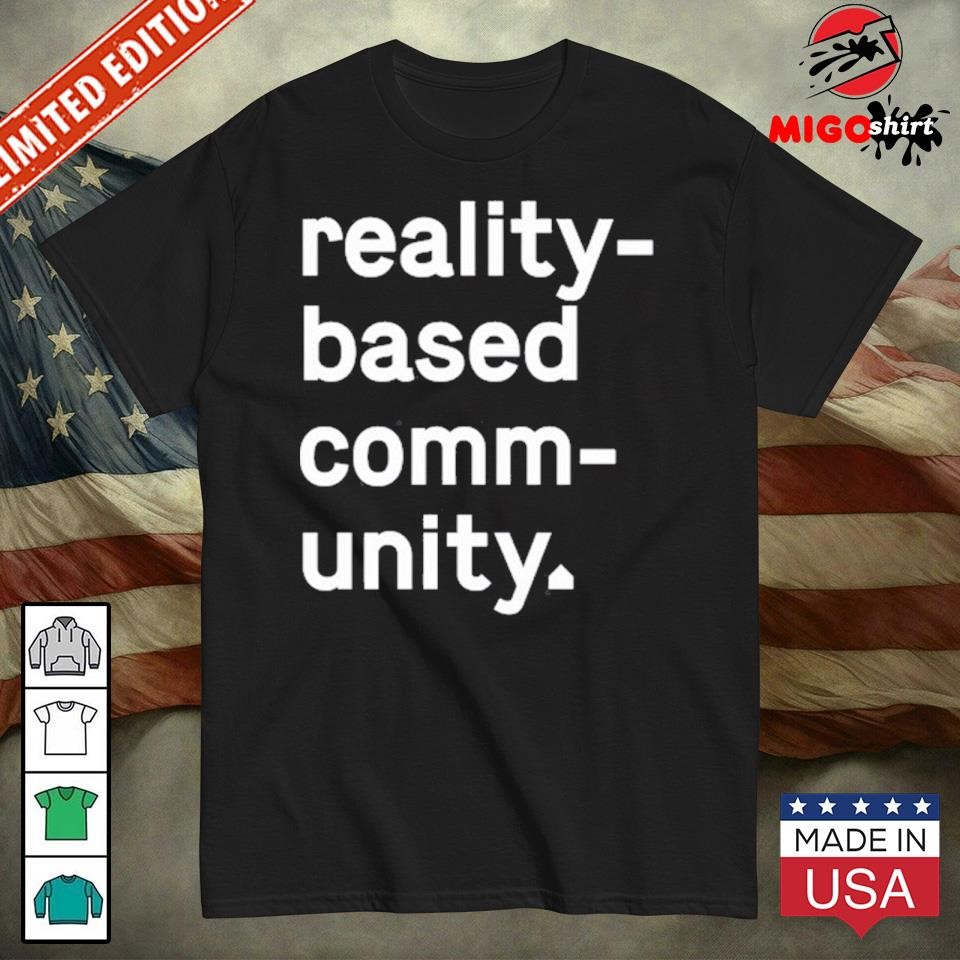 Official The National Reality Based Community T-Shirt