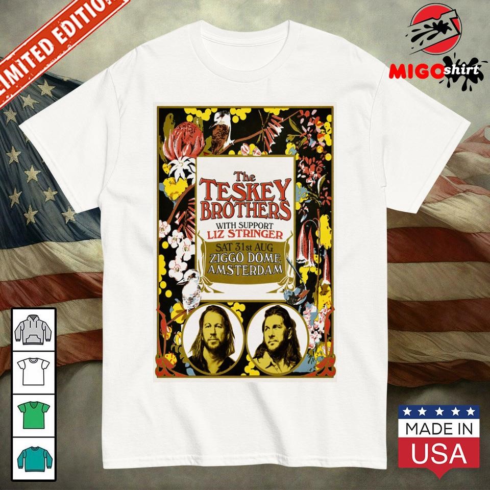 Official The Teskey Brothers Show At Ziggo Dome On Aug 31 2024 Poster shirt