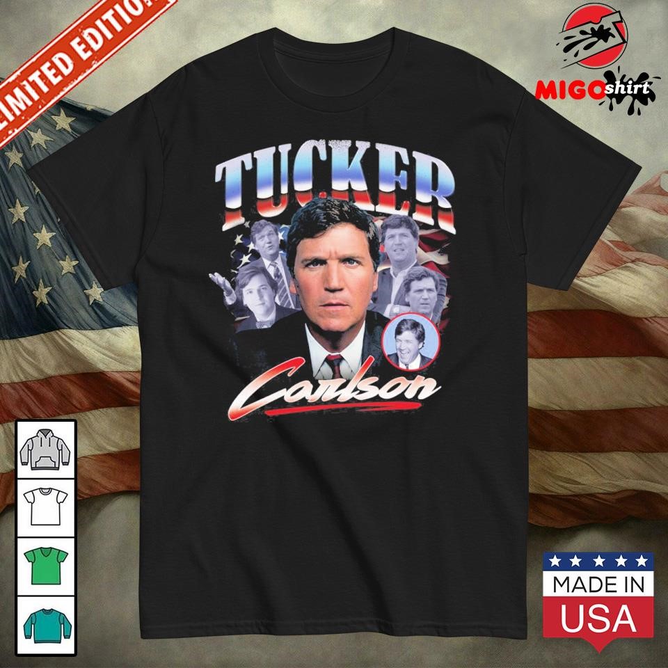 Official Tucker Carlson Faces Shirt