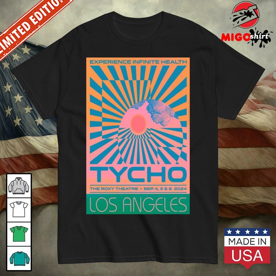 Official Tycho Los Angeles CA Sept 4-5-6, 2024 Event Poster shirt