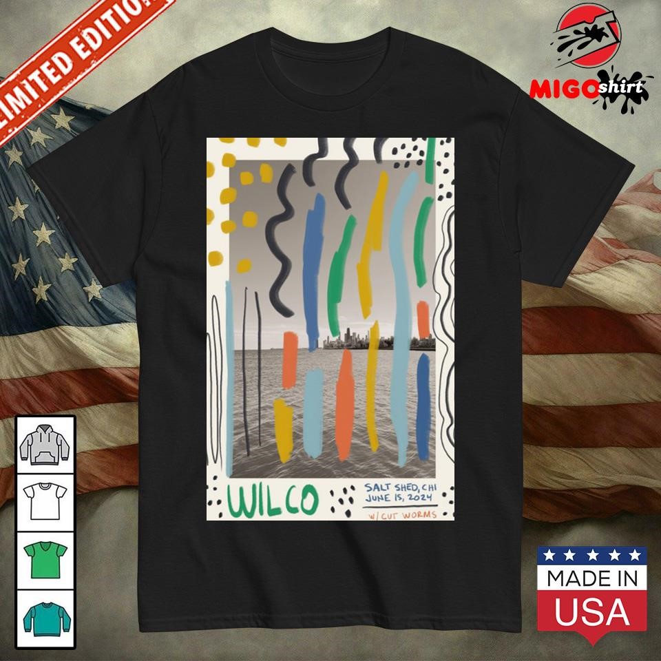 Official Wilco Tour Chicago Il June 15 2024 Poster shirt