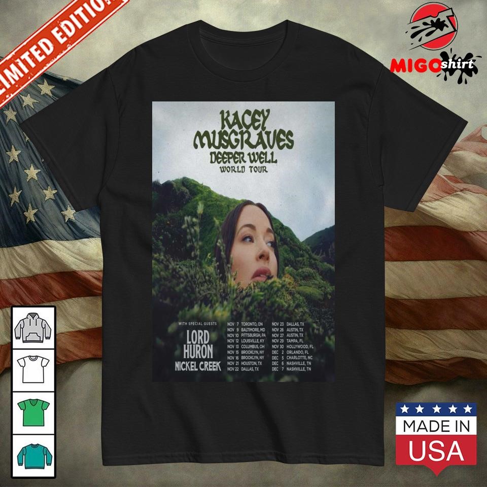 2024 Kacey Musgraves Deeper Well World Tour shirt