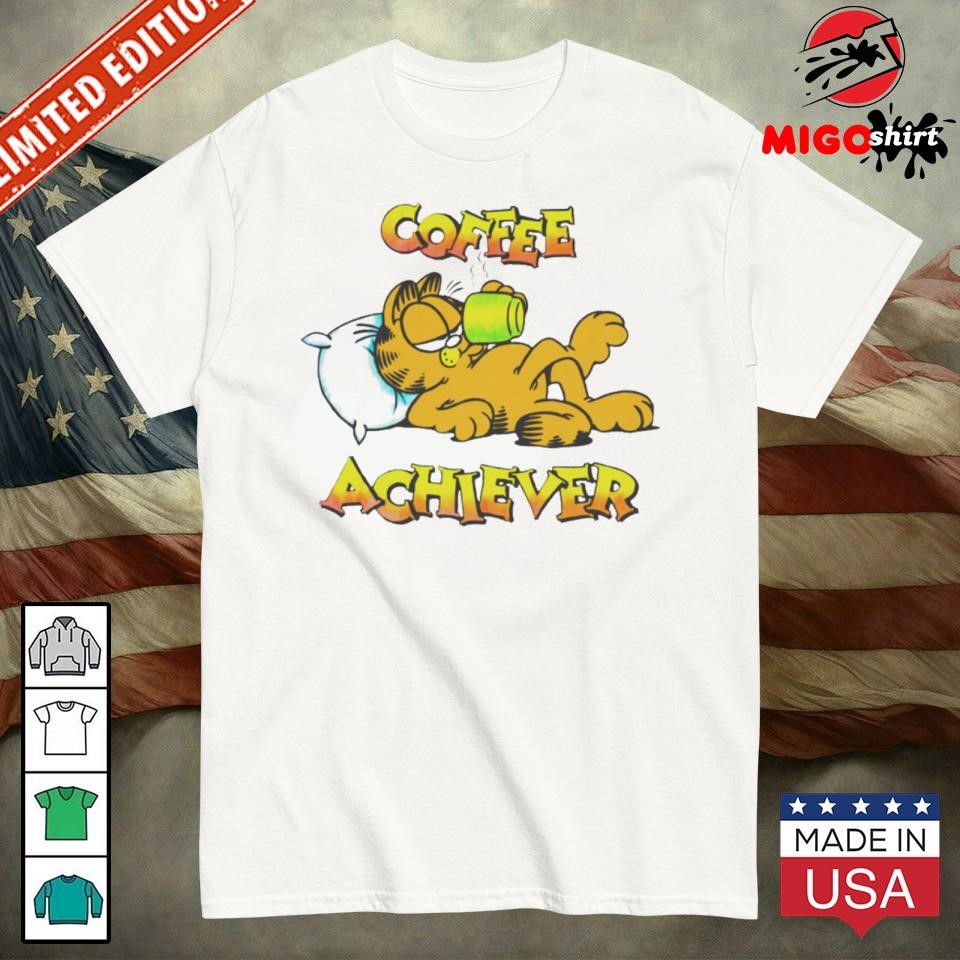 80s Vintage Garfield Coffee Achiever Shirt