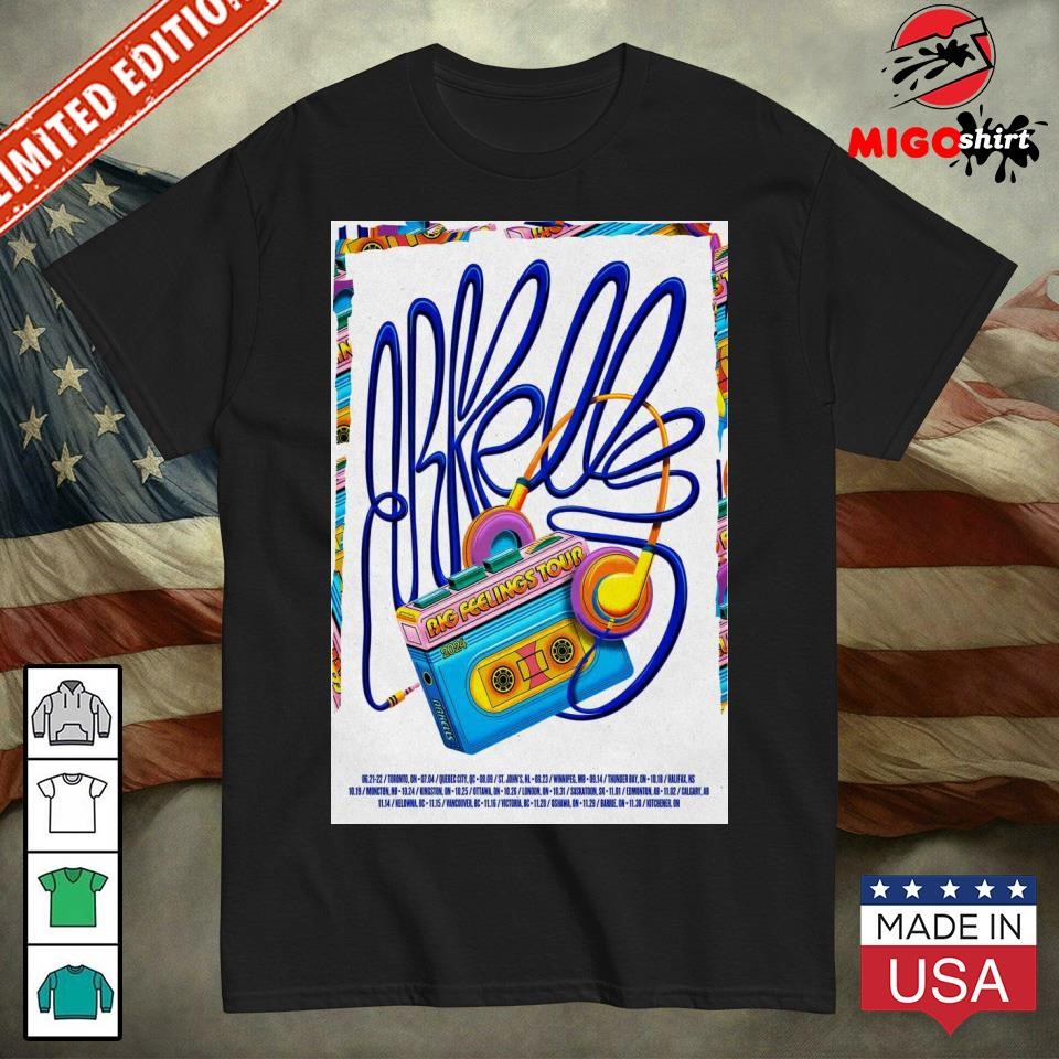 Arkellsmusic Tour Big Feeling 2024 Poster shirt