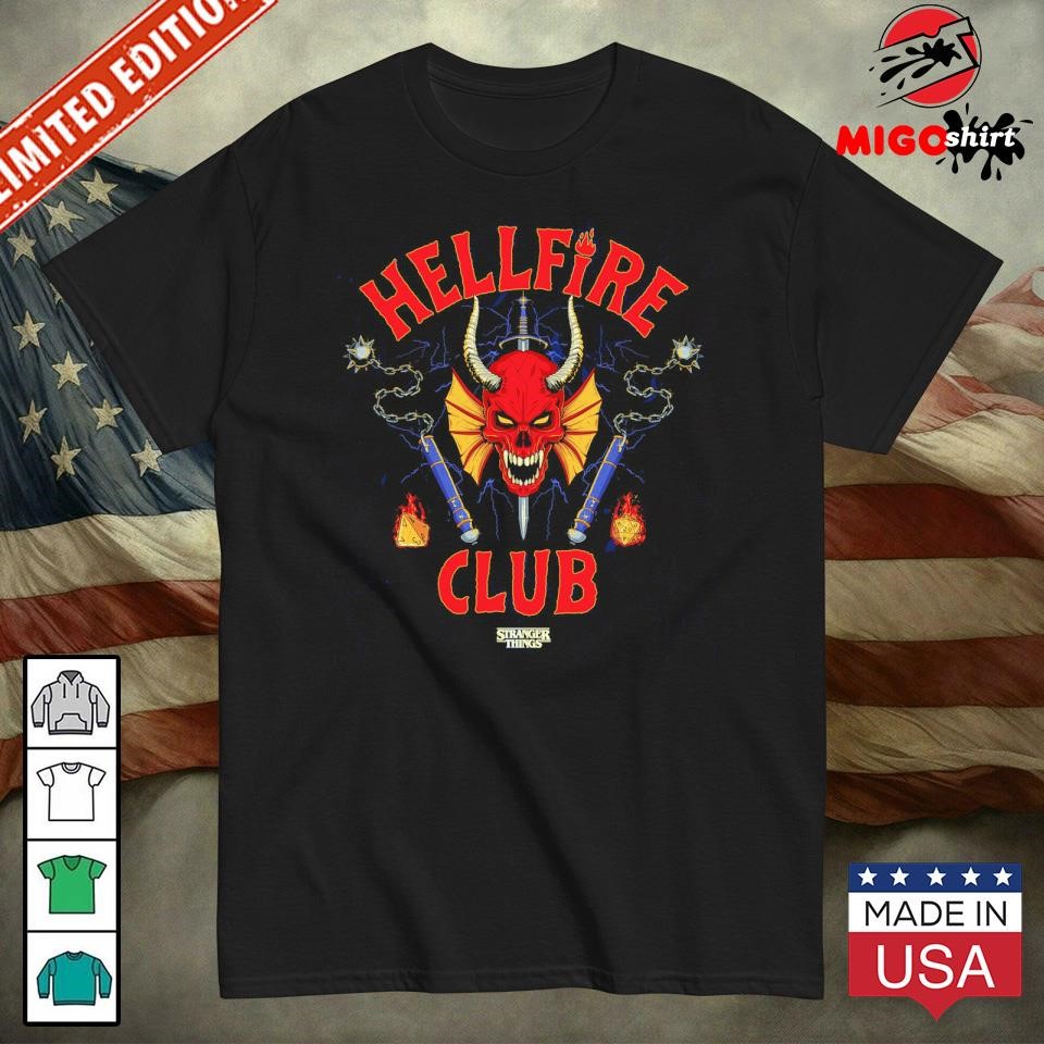 Hellfire club stranger things shirt