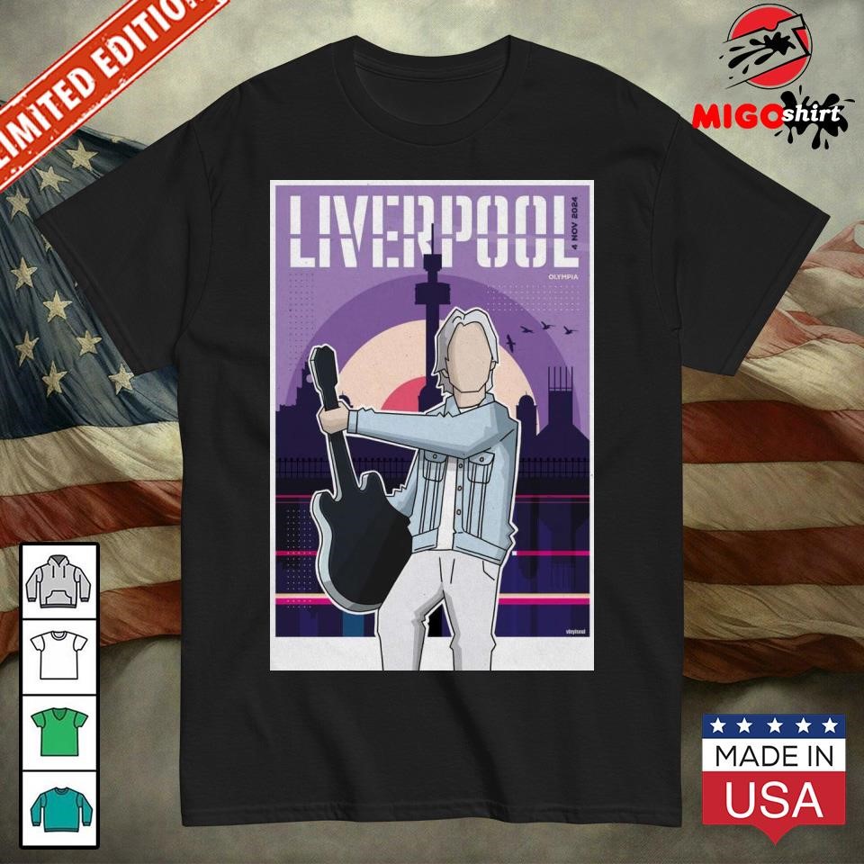 Liverpool, UKPaul Weller November 04 2024 Poster shirt