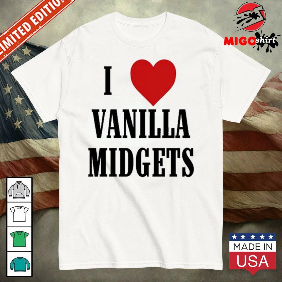 Nick Aldis I Love Vanilla Midgets Shirt