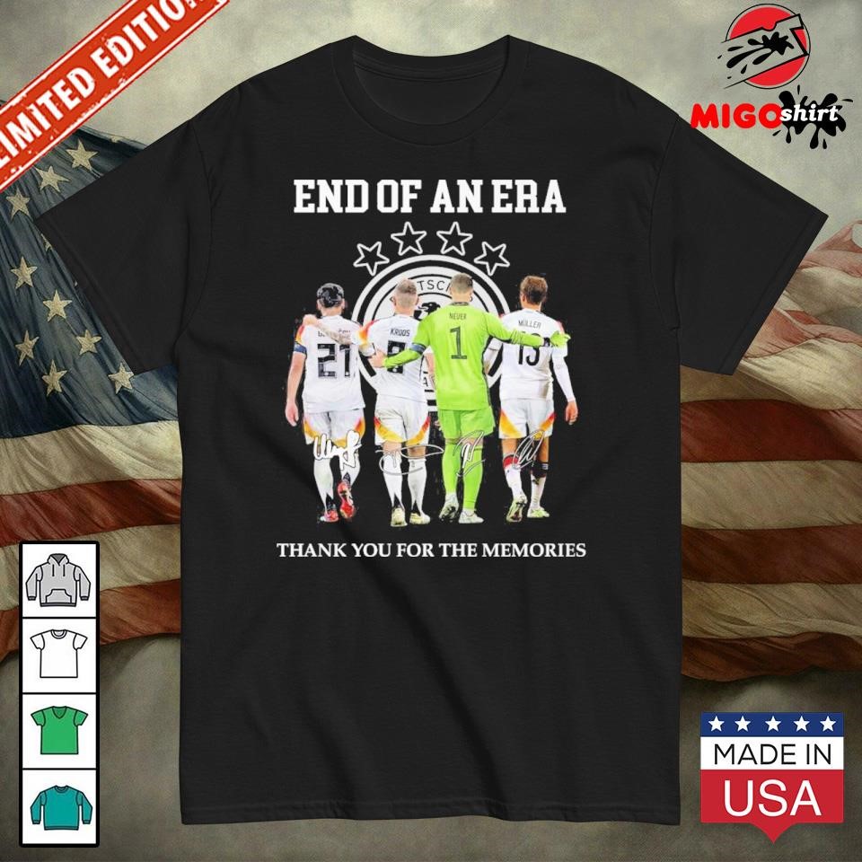 Real Madrid End Of An Era Thank You For The Memories T-Shirt