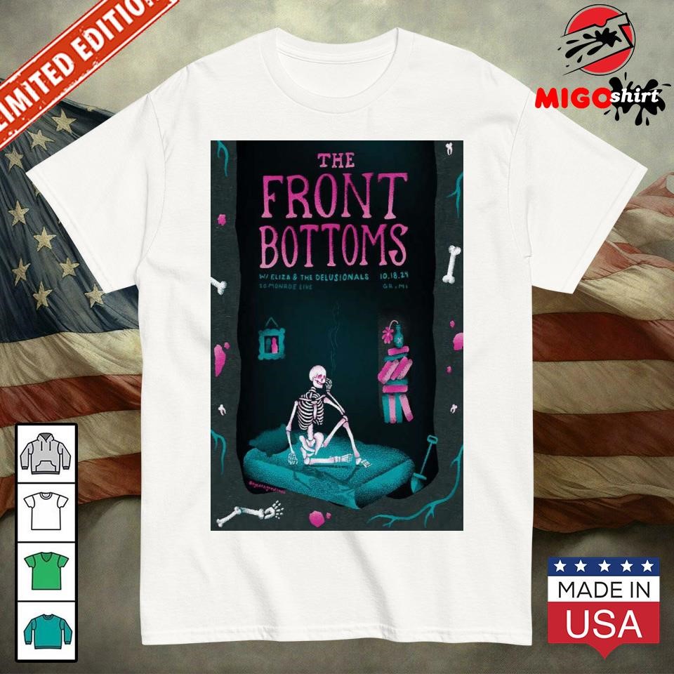 The Front Bottoms In Grand Rapids, MI On October 18, 2024 Tour Poster shirt