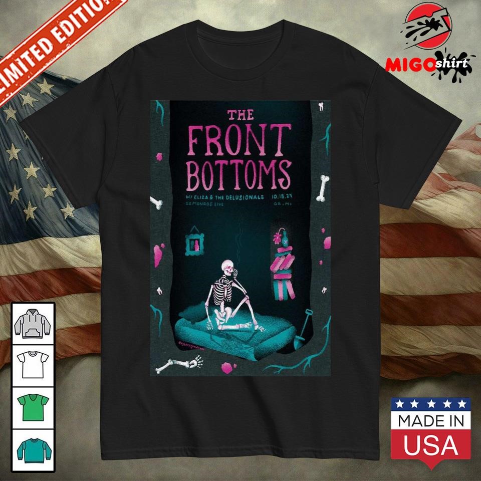 The Front Bottoms Oct 18 2024 The GLC Live At 20 Monroe in Grand Rapids MI Poster shirt