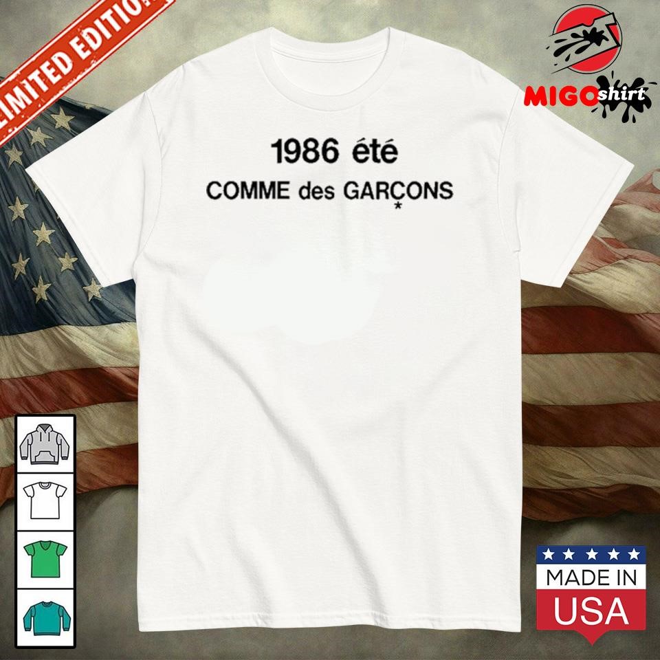 1986 Été Comme Des Garcons shirt, hoodie, sweater, long sleeve and tank top